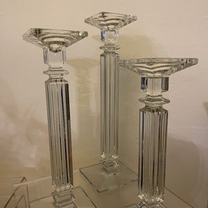 Set of 3 vintage candle holder